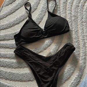 black bikini
